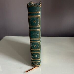 Charles Dickens Book The Old Curiosity Shop in Green &Gold